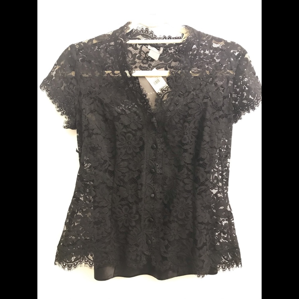 Lace shirt and camisole